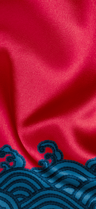 中国风丝绸纹理质感手机壁纸背景