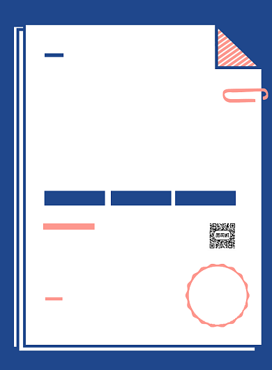 蓝色扁平化简约驾校招生宣传海报背景