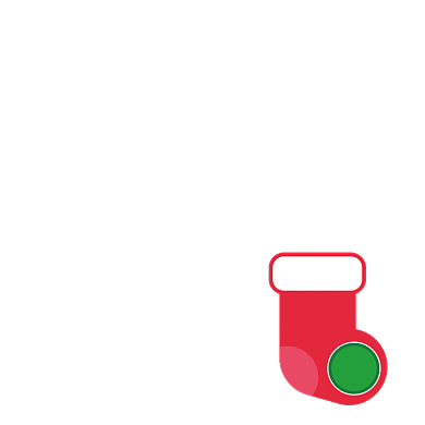 红色卡通袜子圣诞礼遇季标签背景