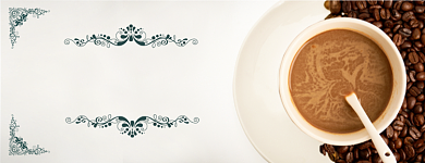 饮食饮料浓香咖啡美团店招背景