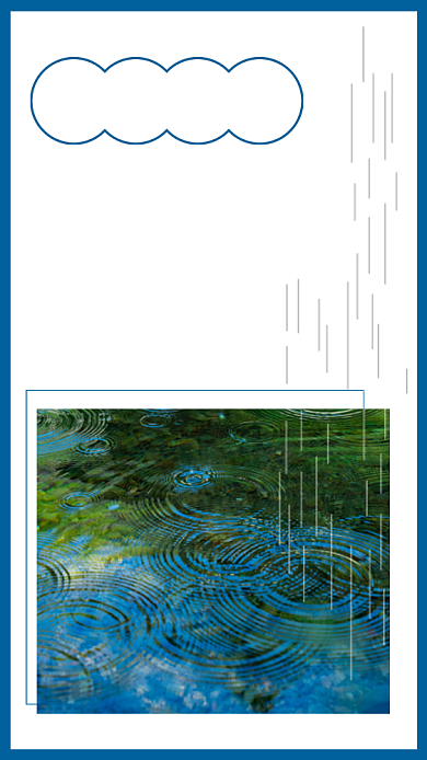 简约最美雨季情感文章配图背景