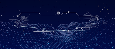蓝色商务科技公众号首图背景