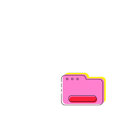 手绘卡通风双12爆炸贴标签促销标签背景