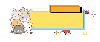 宠物圈可爱插画公众号logo背景