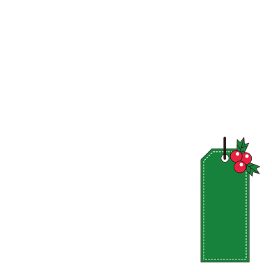 绿色圣诞抢半价活动标签背景