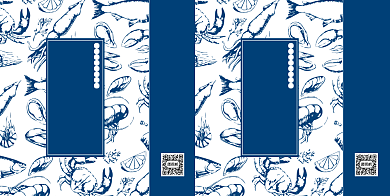 精致大气的海鲜手提袋背景