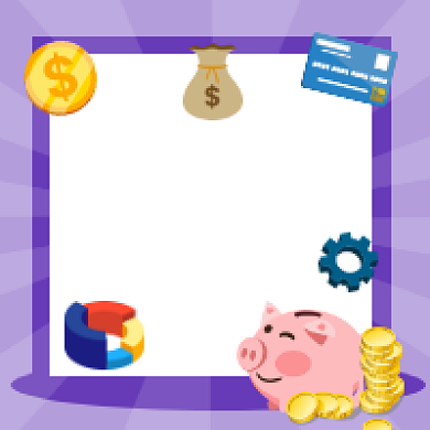 智能定投策略紫色商务插画公众号次图背景