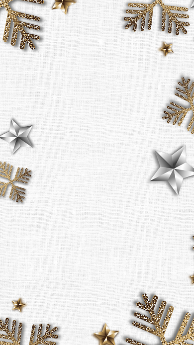 十一月你好雪花简约手机海报背景