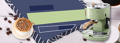 咖啡机厨具促销电商淘宝banner图背景