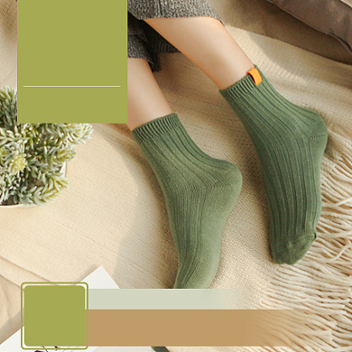 电商淘宝秋冬纯棉袜子直通车主图背景