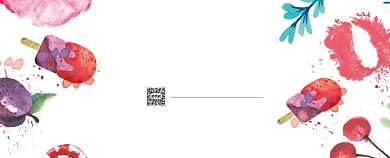 手绘水果冷饮店美食店代金券折扣券背景