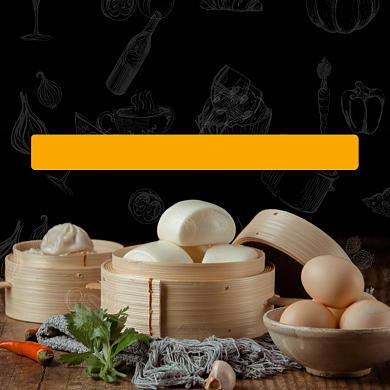 美味早餐包子馒头饿了么主图背景