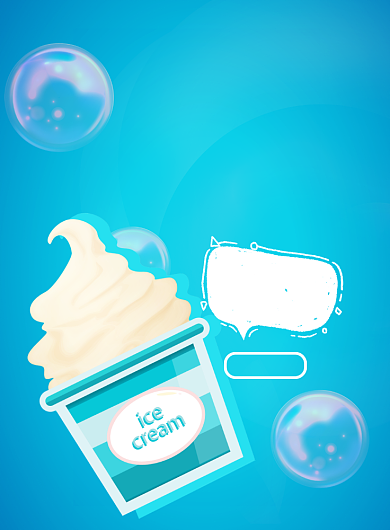 夏日冷饮上市促销海报背景