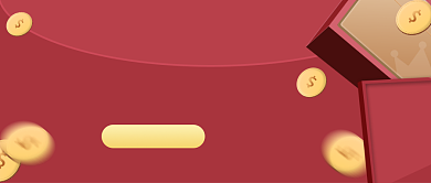 秋冬新潮流红金色公众号首图背景