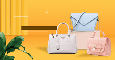 新势力周秋上新女士包包海报背景