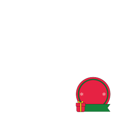 红色圆形圣诞特惠主图标签背景