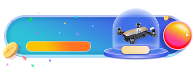 手绘卡通渐变免费领取活动促销胶囊背景