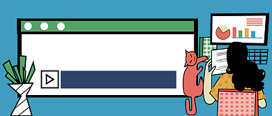 股市金融入市指南卡通手绘公众号首图背景