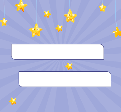 小星星亮晶晶清新简约朋友圈封面背景