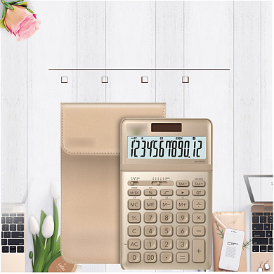 商务办公大气学生计算器办公文具主图背景