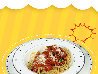 意式肉酱面面条主图背景