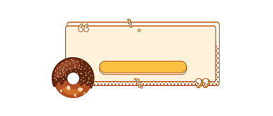 烘焙坊美食简约插画公众号logo背景