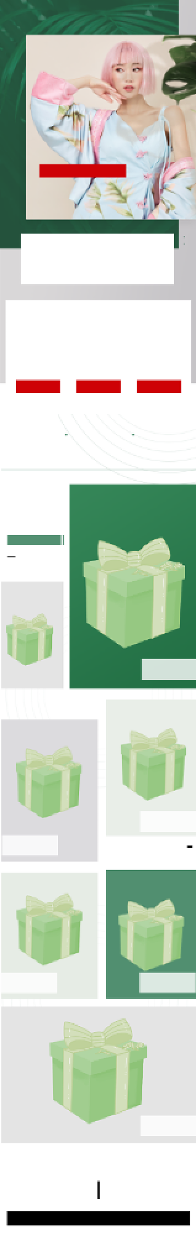 绿色夏季女装拼多多厂家直销首页背景