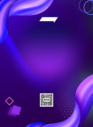 创意渐变线上科技峰会邀请函海报背景