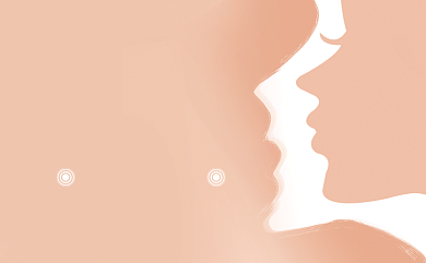 创意女性剪影美容院VIP会员卡背景