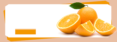 水果橙子电商促销banner背景
