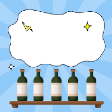 百元葡萄酒简约插画公众号次图背景