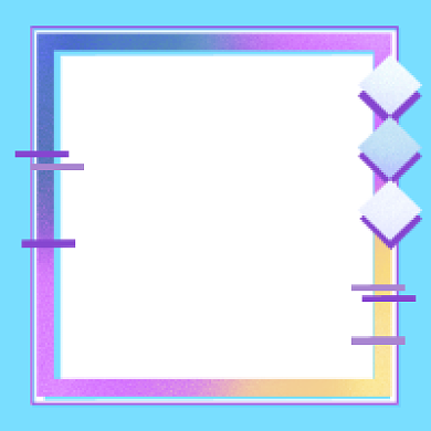 好物推荐炫彩简约公众号次图背景