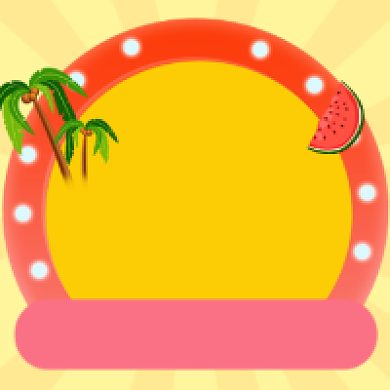 盛夏狂暑季促销简约大气公众号次图背景