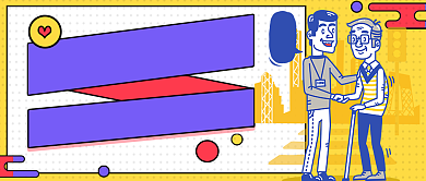 黄色关爱老人新媒体首图背景