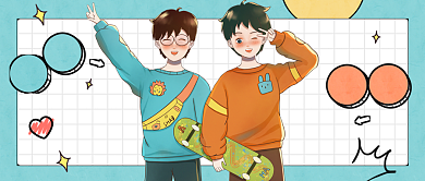 自由斜杠青年公众号首图背景