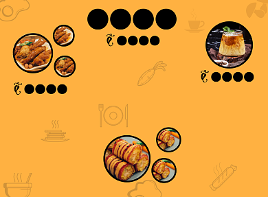 港式茶点菜单简约时尚价目表背景