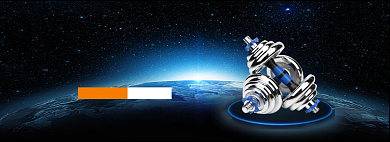 双十一健身器械促销背景