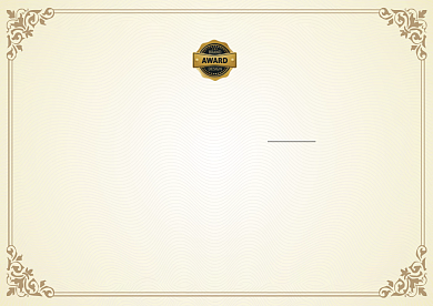 黄色复古大气企业聘书背景