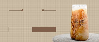 网红脏脏奶茶下午茶公众号首图背景