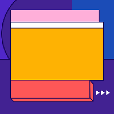 招聘几何简约公众号次图背景