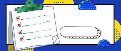 蓝色背景微信今日事今日毕公众号首图背景