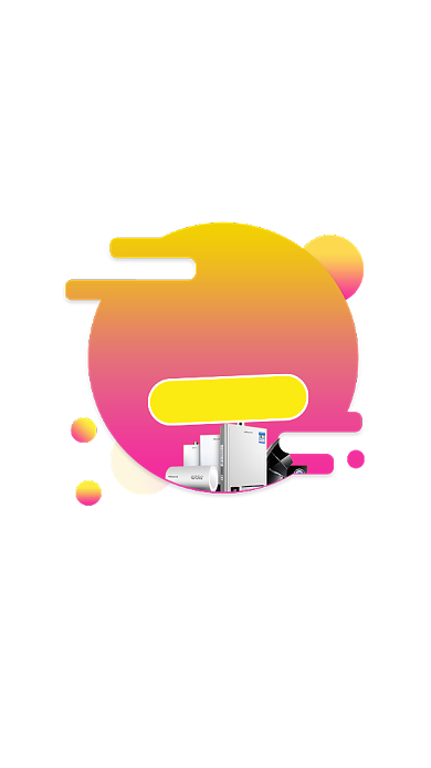 透明简约购物APP双十一弹窗背景