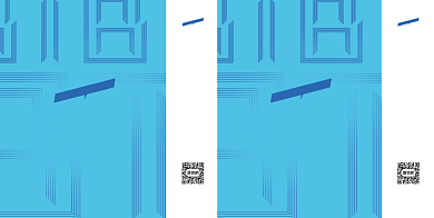 浅色简约线条彩色广场礼品手提袋包装背景