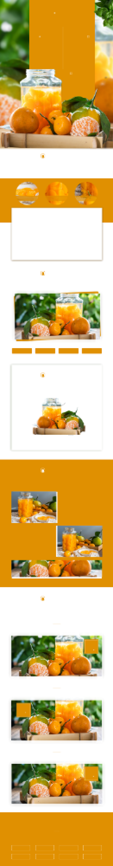 橘子罐头水果罐头食品茶饮详情页背景
