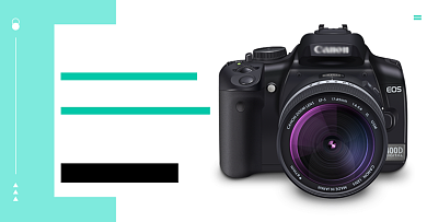 入门级单反相机高清数码促销海报背景