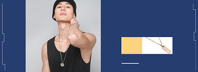 国庆促销男装秋上新出游季饰品淘宝电商banner背景