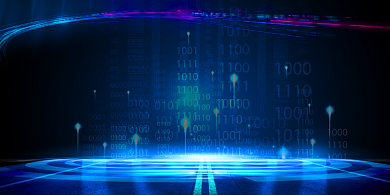 网络安全创意科技2020宣传周展板背景