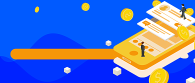 金融培训理财投资简约首图背景