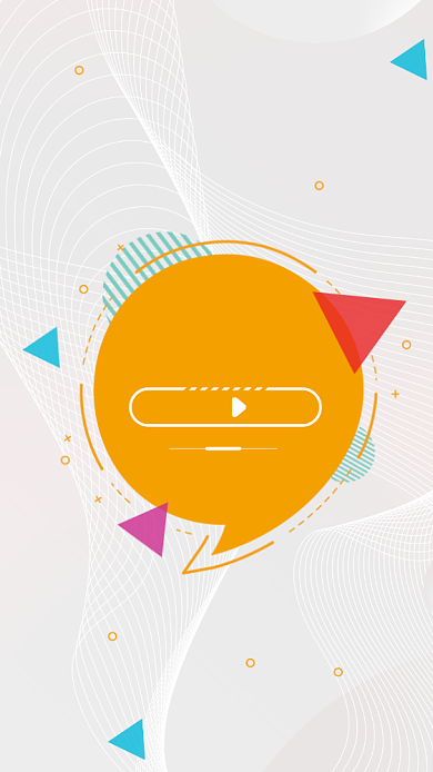 创意简约多边形讲师团队聊天背景图背景