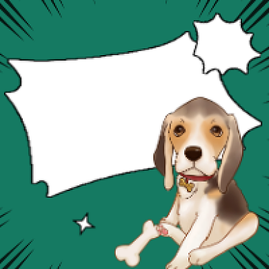 狗子不能多啃骨头卡通公众号次图背景